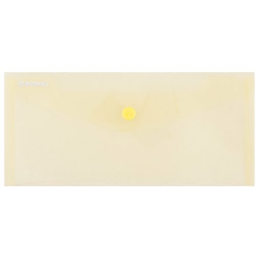 Fascikla koverta s dugmetom amerikan DL 8548001PL-11 providno žuta, Donau