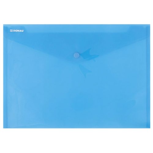 Fascikla koverta s dugmetom A4 8544001PL-10 providno PLAVA, Donau