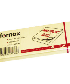 Stick-on blokčić 125x75mm žuti, Fornax
