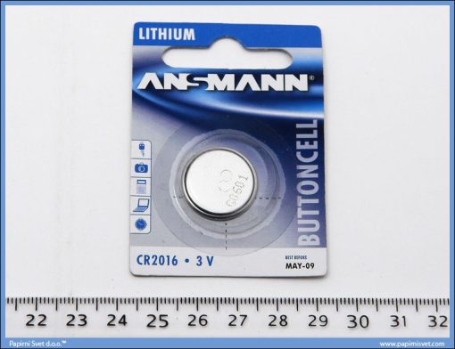 Baterija lithium 3V 2016, Ansmann
