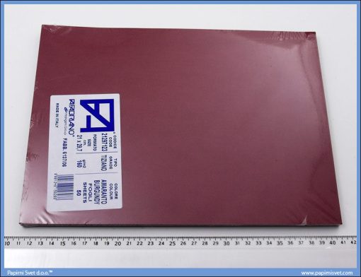 Karton A4 160gr. bordo 1/50, Fabriano