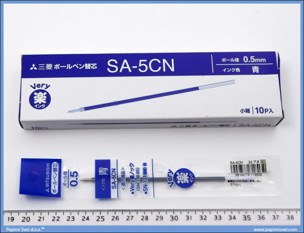 Uložak za hemijsku olovku SA-5 plavi, Uni