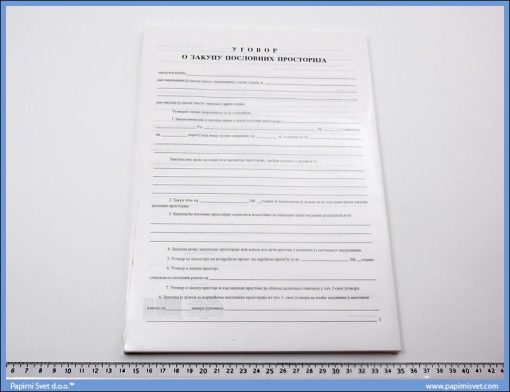 Ugovor o zakupu posl. prostorija, Optimum
