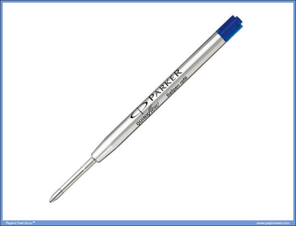 Uložak za hemijsku olovku Parker plavi Ball Point F fine, Parker