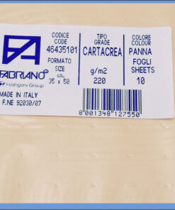 Karton B3 35x50cm krem panna 1/10, Fabriano