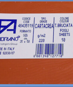 Karton B3 35x50cm braon t.bruciata 1/10, Fabriano