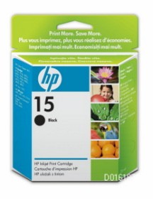 HP No.15 Black Inkjet Print Cartridge (25ml) [C6615DE]