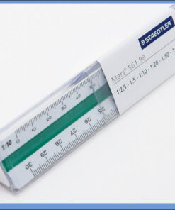 Alternative view of Razmernik lenjir tehnički PVC 56198-DIN BK, Staedtler