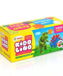 Plastelin KIDOLINO 1/8 640gr Kekec