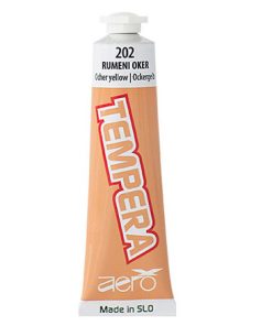 Tempera 42ml RUMENI OKER - YELLOW OCHRE, Aero