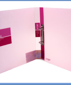 Alternative view of Fascikla RING BINDER sa 2 ringa 20mm TRANSPARENT ROZE, Comix
