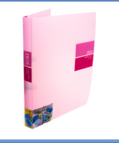 Fascikla RING BINDER sa 2 ringa 20mm TRANSPARENT ROZE, Comix