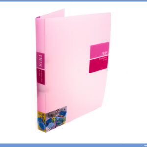 Fascikla RING BINDER sa 2 ringa 20mm TRANSPARENT ROZE, Comix