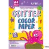 Karton papir DEKORATIVNI KARTON GLITER GOLD 250g A4 10/1 UNL-0717
