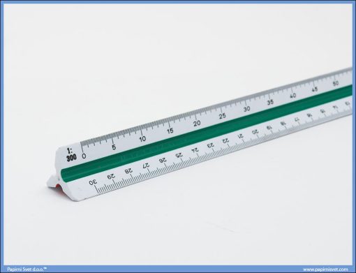 Razmernik lenjir tehnički PVC 1:100-1:500, Staedtler - Image 2
