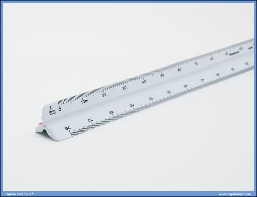 Razmernik lenjir tehnički PVC 1:100-1:500, Staedtler - Image 3