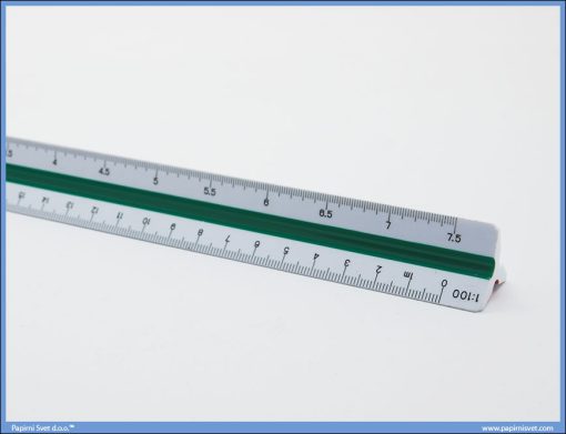 Razmernik lenjir tehnički PVC 1:20-1:125, Staedtler - Image 3