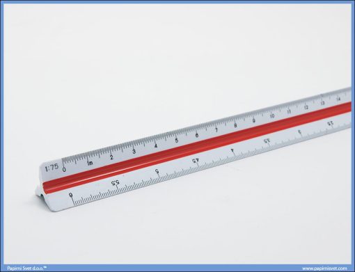 Razmernik lenjir tehnički PVC 1:20-1:125, Staedtler - Image 4