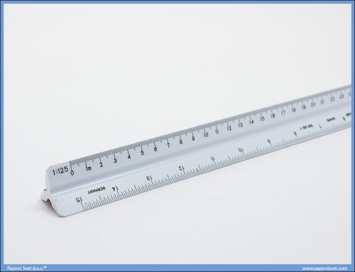 Razmernik lenjir tehnički PVC 1:20-1:125, Staedtler - Image 5