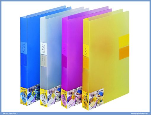 Fascikla RING BINDER sa 2 ringa 20mm TRANSPARENT BELA, Comix