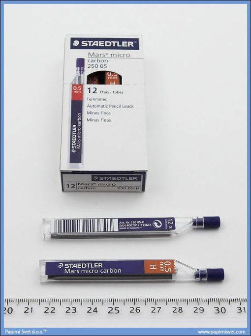 Mine grafitne 0.5mm H, Staedtler