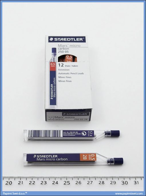 Mine grafitne 0.5mm 2B, Staedtler