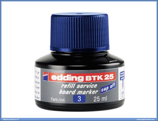Dopunska stanica 25ml PLAVA za whiteboard markere, Edding