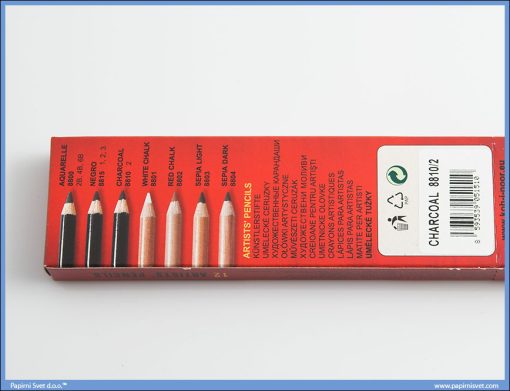 Umetnička olovka CRVENA KREDA - ARTISTS PENCIL RED CHALK, Koh-I-Noor - Image 2