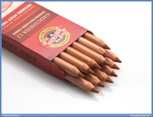 Umetnička olovka CRVENA KREDA - ARTISTS PENCIL RED CHALK, Koh-I-Noor