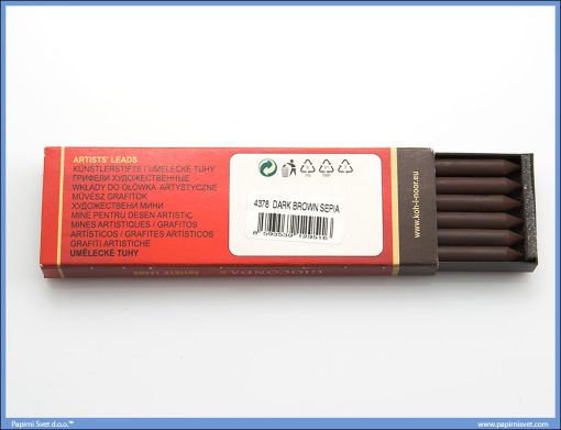 Pastelna bojica TAMNO BRAON SEPIJA - DARK BROWN SEPIA u setu 1/6, Koh-I-Noor