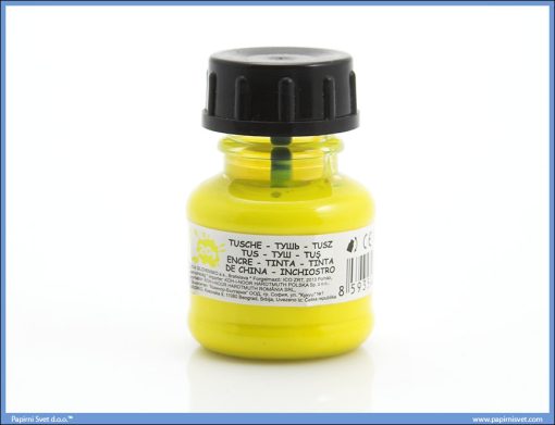 Tuš za likovno ŽUTI, Koh-I-Noor - Drawing ink yellow