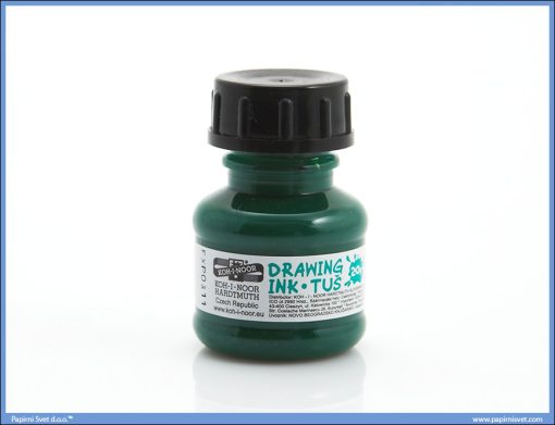Tuš za likovno ZELENI, Koh-I-Noor - Drawing ink green