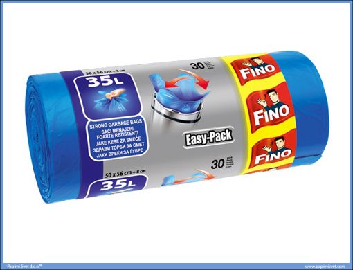 Kese za smeće 35L EASY PACK 50x55cm 1/30, FINO