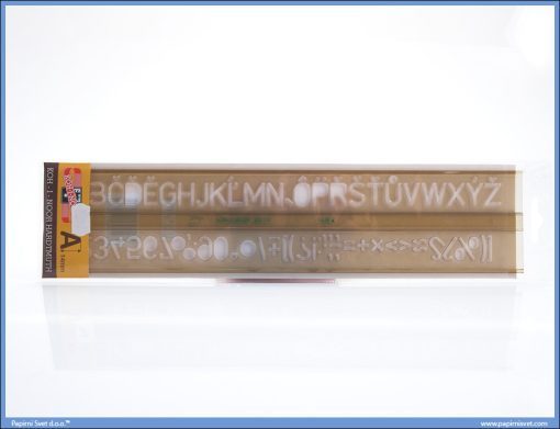 Šabloni za slova 1.4mm, Koh-I-Noor