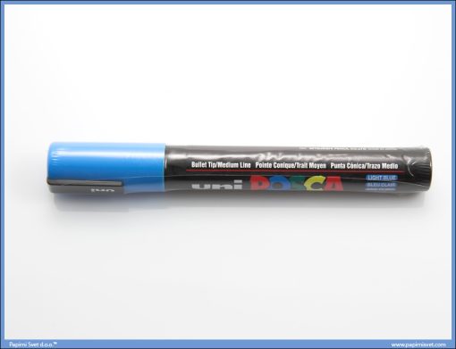 Marker na vodenoj bazi POSCA LIGHT BLUE - SVETLO PLAVI, Uni