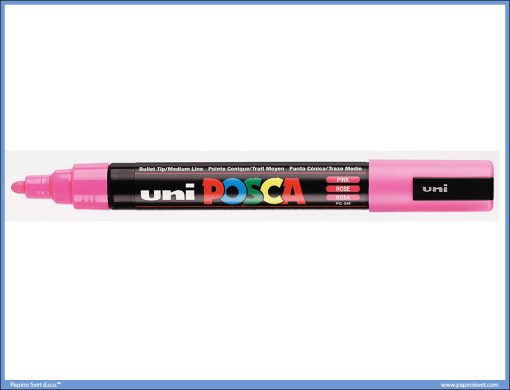 Marker na vodenoj bazi POSCA PINK, Uni