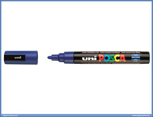 Marker na vodenoj bazi POSCA BLUE - PLAVI, Uni