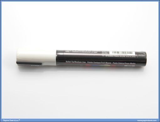 Marker na vodenoj bazi POSCA WHITE - BELI, Uni