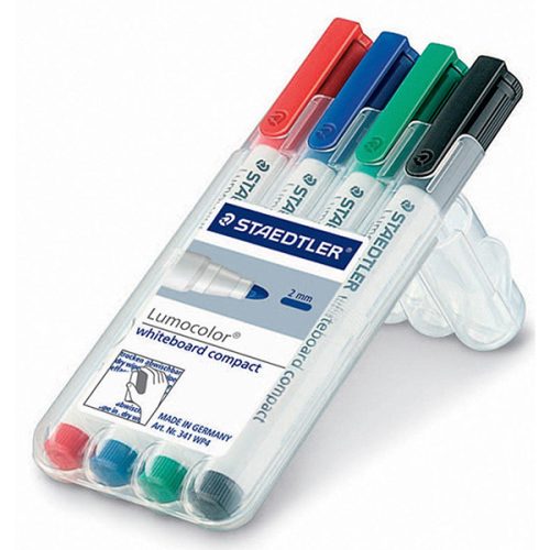 Markeri TANKI za belu tablu set 1/4, Staedtler