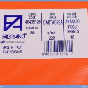 Karton B1 220gr ARANCIO 1/10