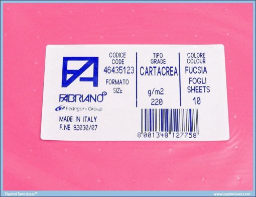 Karton B1 220gr FUCSIA 1/10