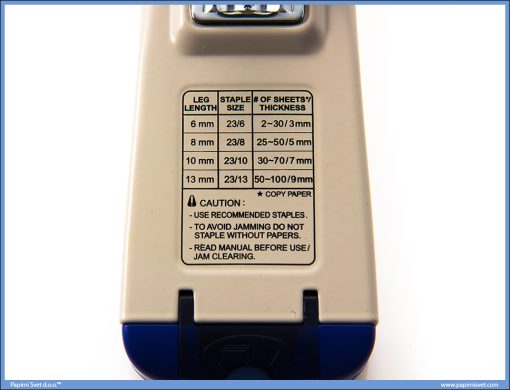 Heftalica HEAVY DUTY DS-23S13QL do 100 lista, Kangaro - Image 7