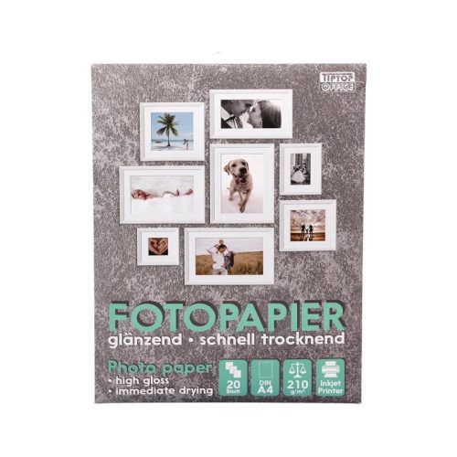Foto papir High Glossy 210gsm 1/20, TTO