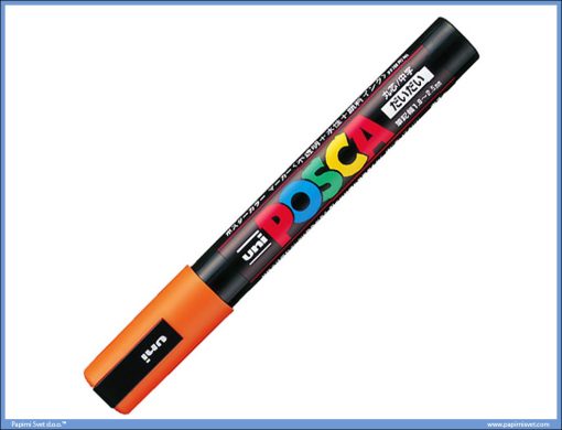 Marker na vodenoj bazi POSCA ORANGE - NARANDŽASTI, Uni