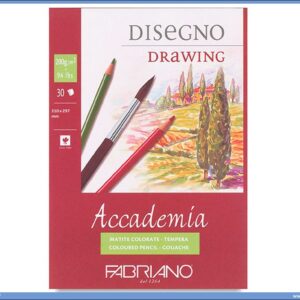 Slikarski blok Disegno Drawing 200gr 210x297mm 1/30, Fabriano