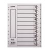 Pregrade za registrator 1/10 PVC SIVE