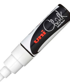 Marker 8.0mm -BELA TEČNA KREDA- UNI CHALK