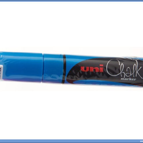 Marker 8.0mm -SVETLO PLAVA TEČNA KREDA- UNI CHALK