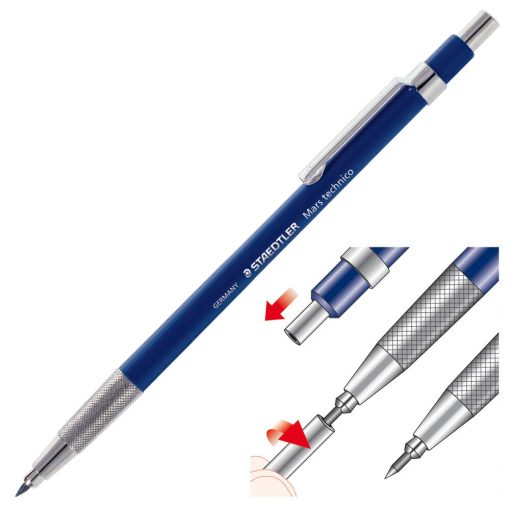Olovka tehnička 2mm metalna Mars Tehnico, Staedtler - Image 2