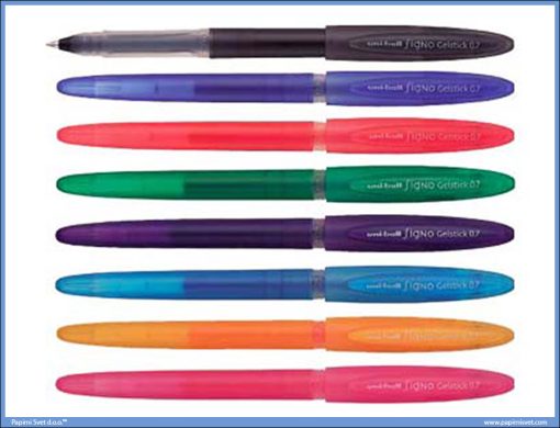 Olovka roler SIGNO GELSTICK 0,7mm CRNA, Uni-ball - Image 2